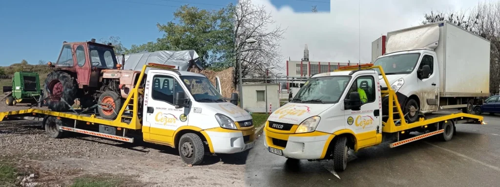Tractări Auto Roman autoutilitare / utilaje.